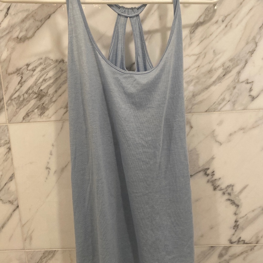 Lacoste sport tank top-  size small/34 pale blue